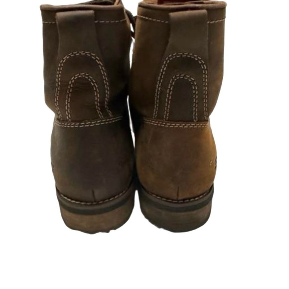 Skechers Womens Laramie Brown lace up Boots Size 7.5 NEW Has some scuff marks - Picture 17 of 17